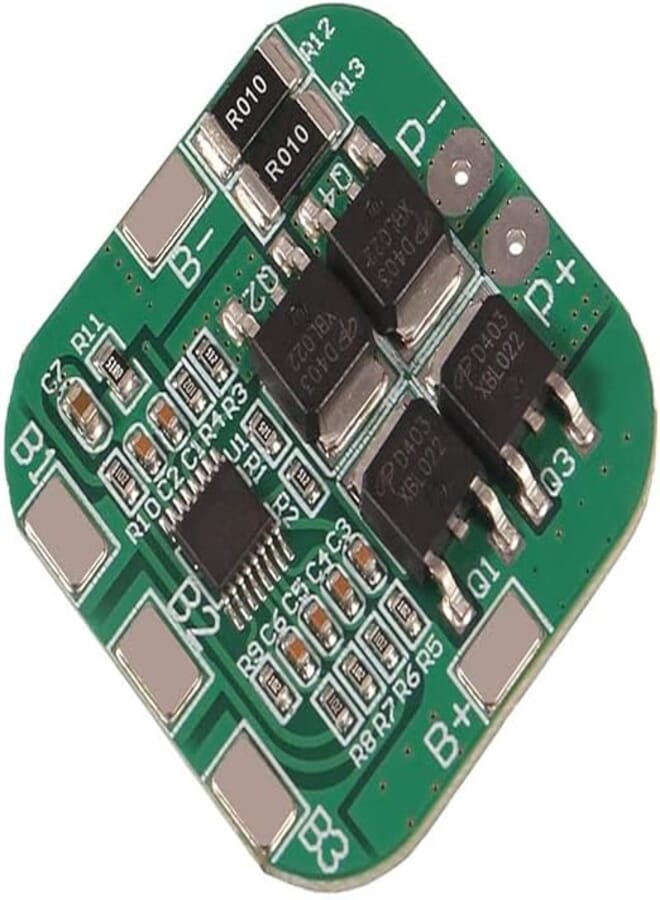 4S 20A 14.8V Li-ion Lithium 18650 Battery BMS PCM Protection PCB Board Module 16.8V Overcharge Over Discharge Short Circuit Protection for Lithium LicoO2 Limn2O4 18650 LI Battery